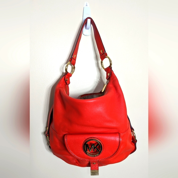 Red Michael Kors Purse - Picture 1 of 3